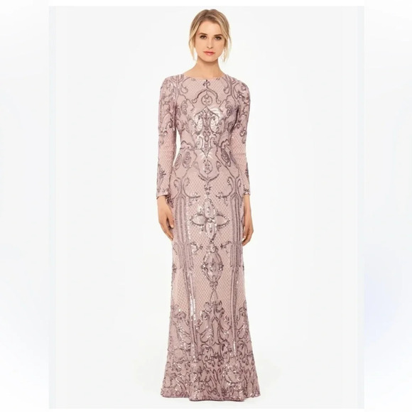 Betsy & Adam Dresses & Skirts - Betsy & Adam formal dress with a A-line Silhouette new with tags 14 Rose Gold